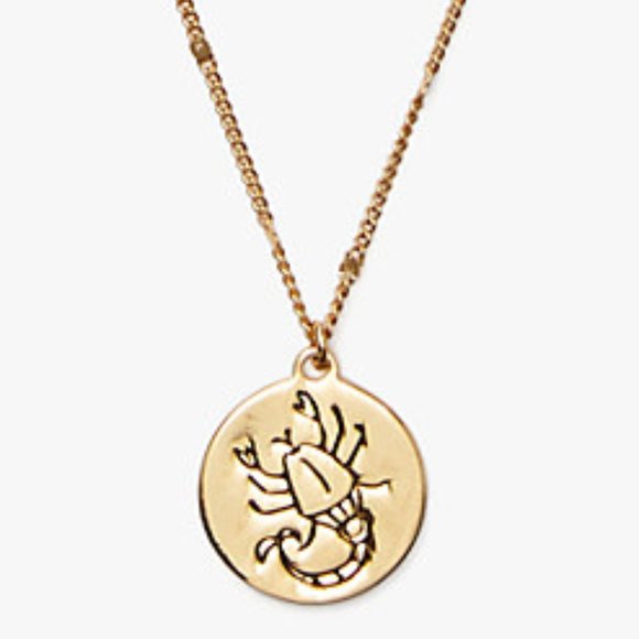 Kate Spade Zodiac Scorpio Round Pendant 🎉Host Pick🎉 - Picture 1 of 4